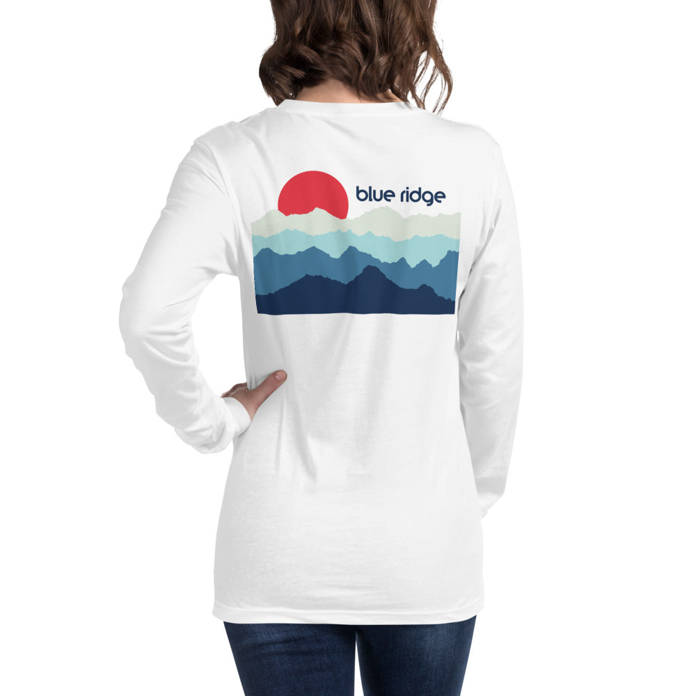 Blue Ridge Mountains #2 Unisex Long Sleeve Tee