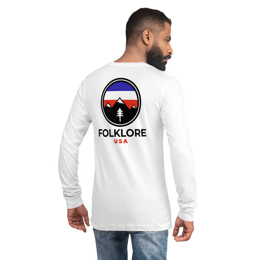 Flagship American Long Sleeve Tee (White)