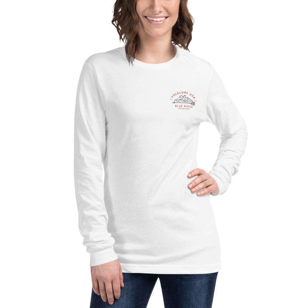 Blue Ridge Mountains Unisex Long Sleeve Tee