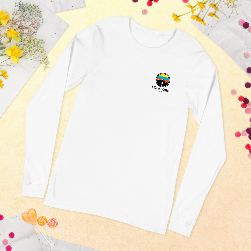 Streetwear Bear Unisex White Long Sleeve Tee