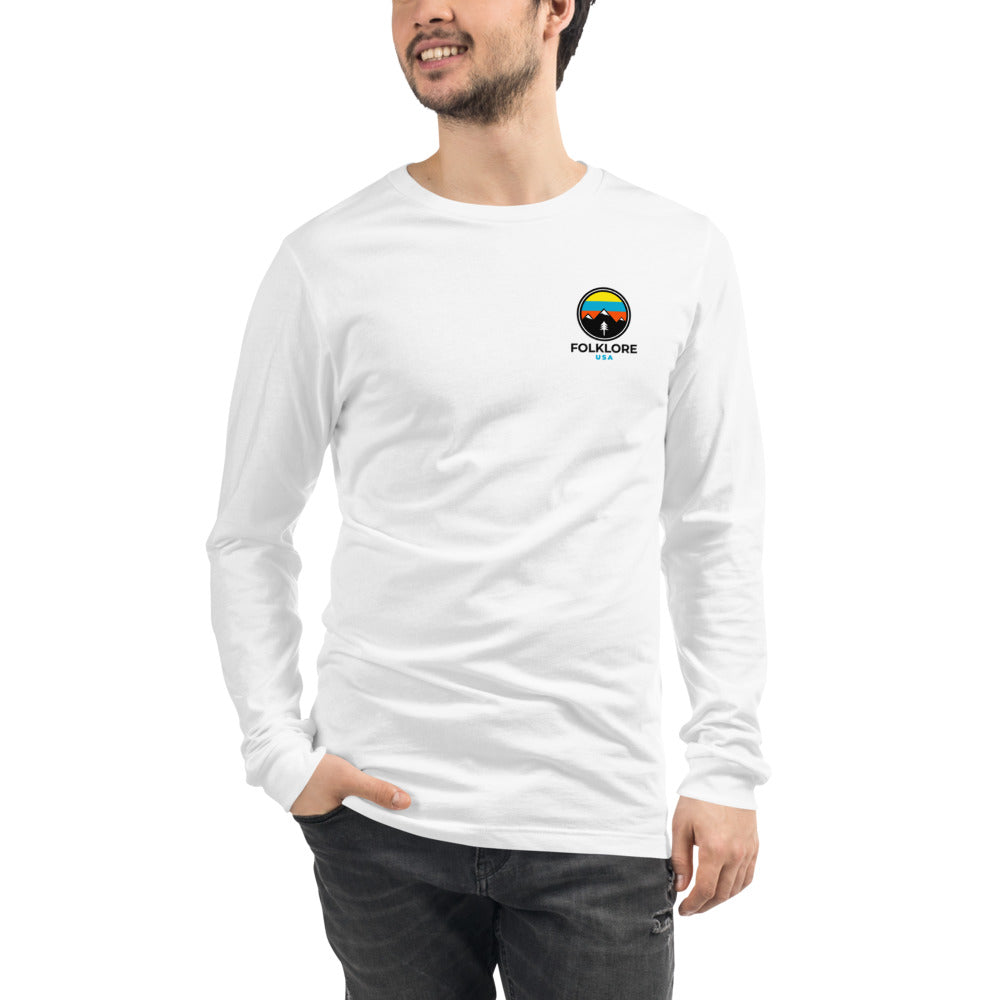 Streetwear Bear Unisex White Long Sleeve Tee