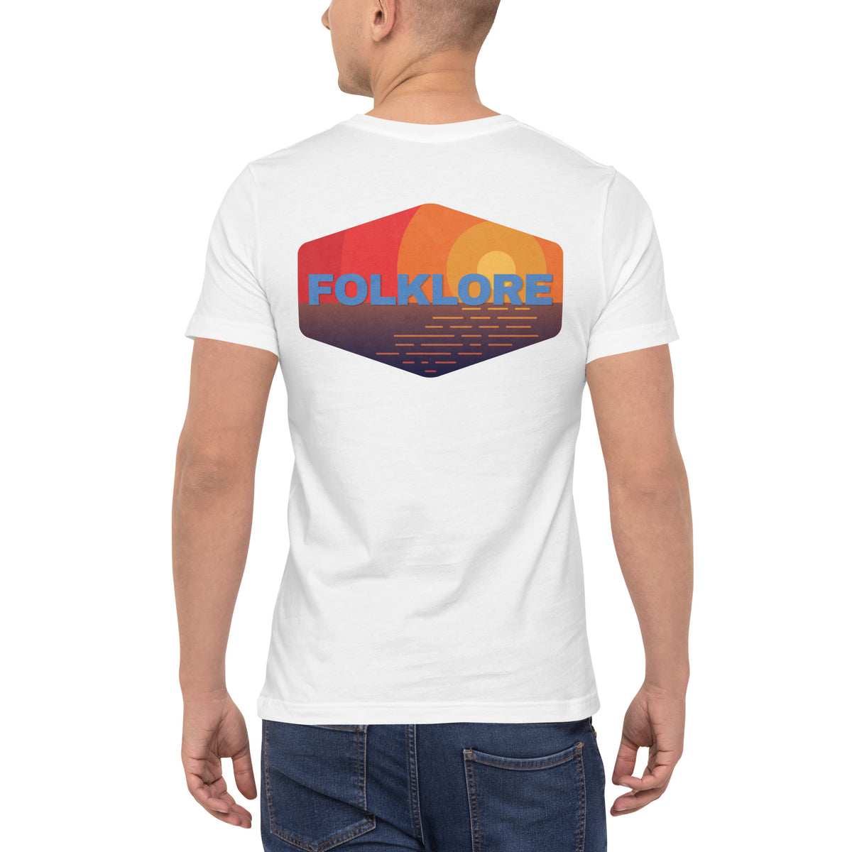 Outdoor Adventure Unisex Pocket Tee (Sunset Shore)