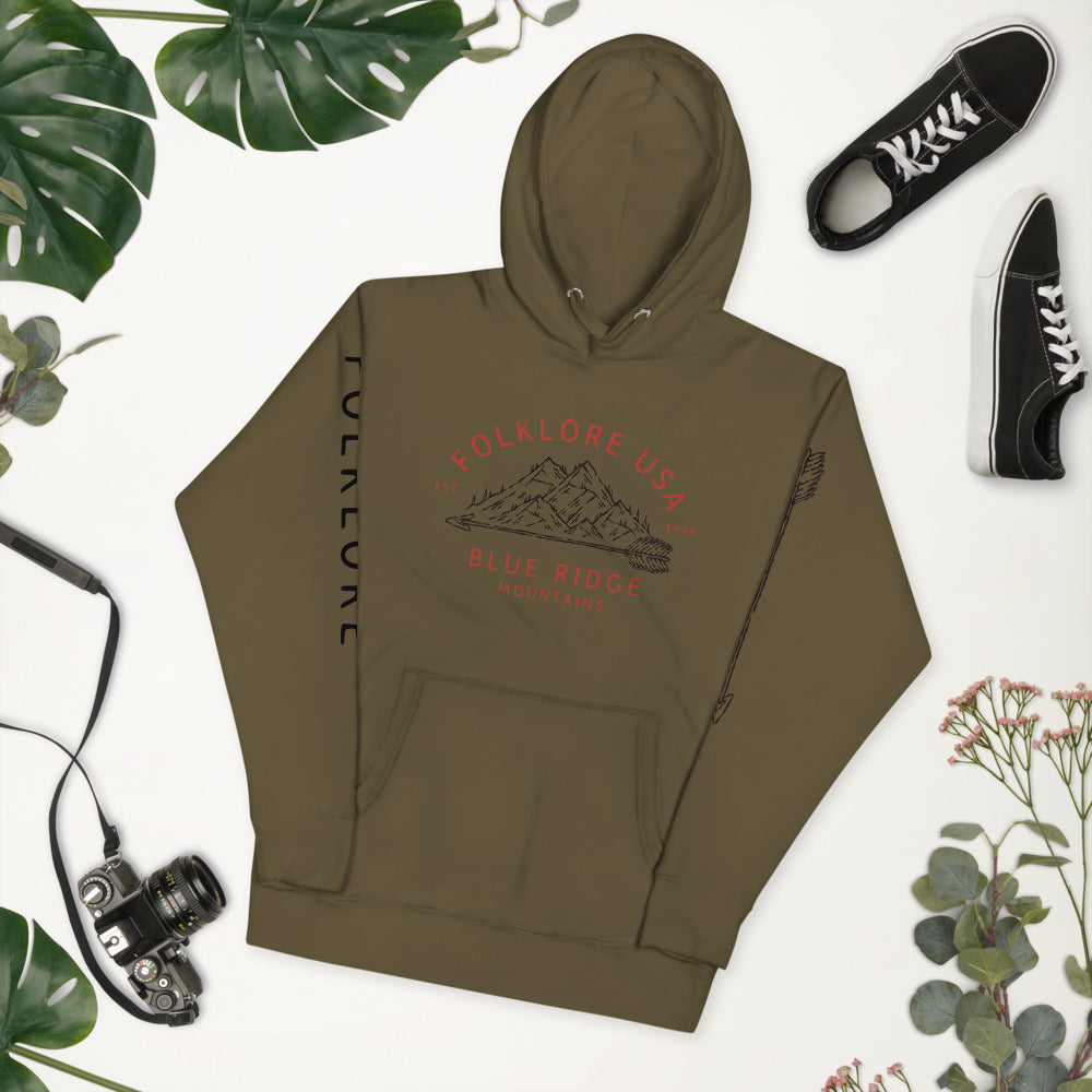 Blue Ridge Mountains Unisex Hoodie