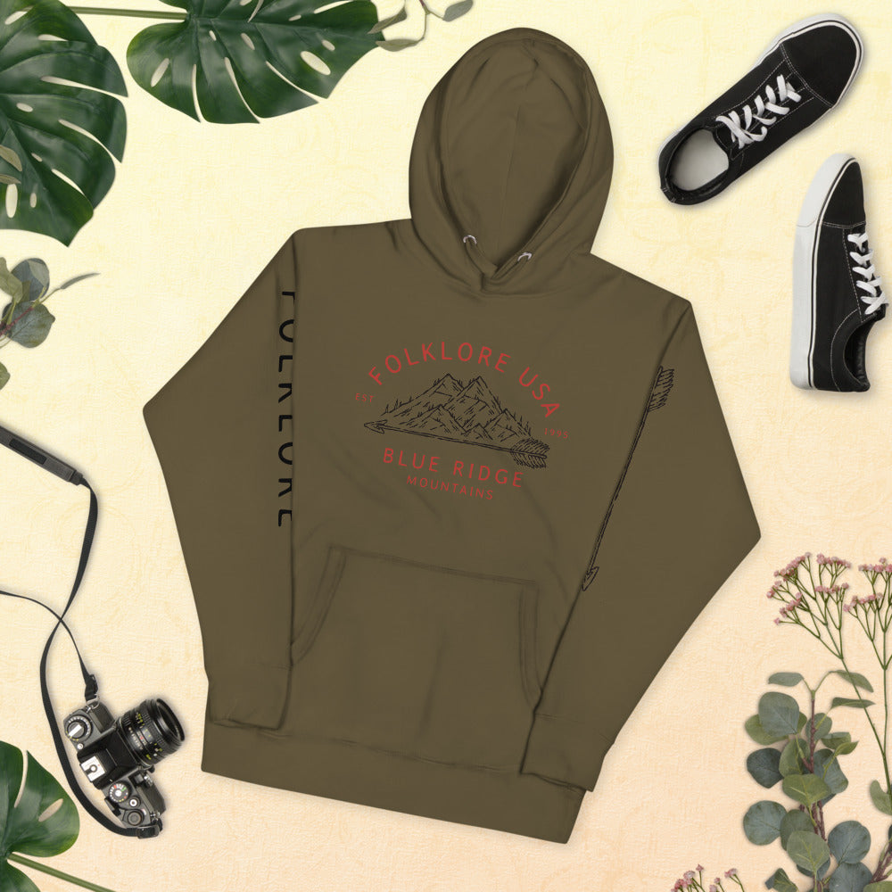 Blue Ridge Mountains Unisex Hoodie