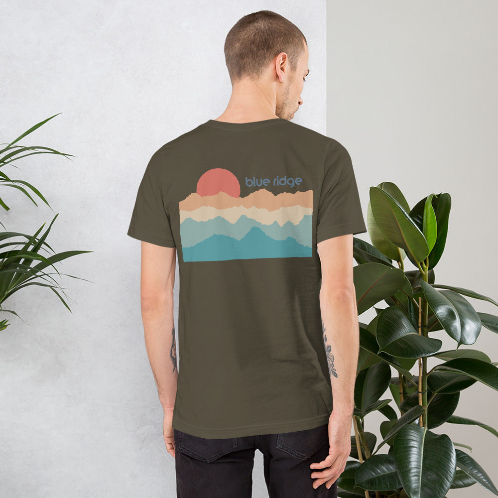 Blue Ridge Mountains Unisex Short Sleeve Tee