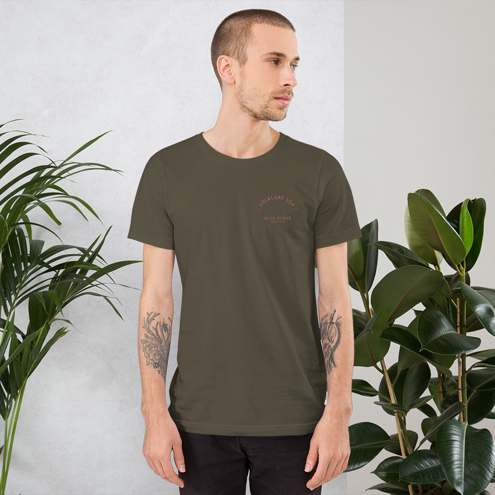 Blue Ridge Mountains Unisex Short Sleeve Tee