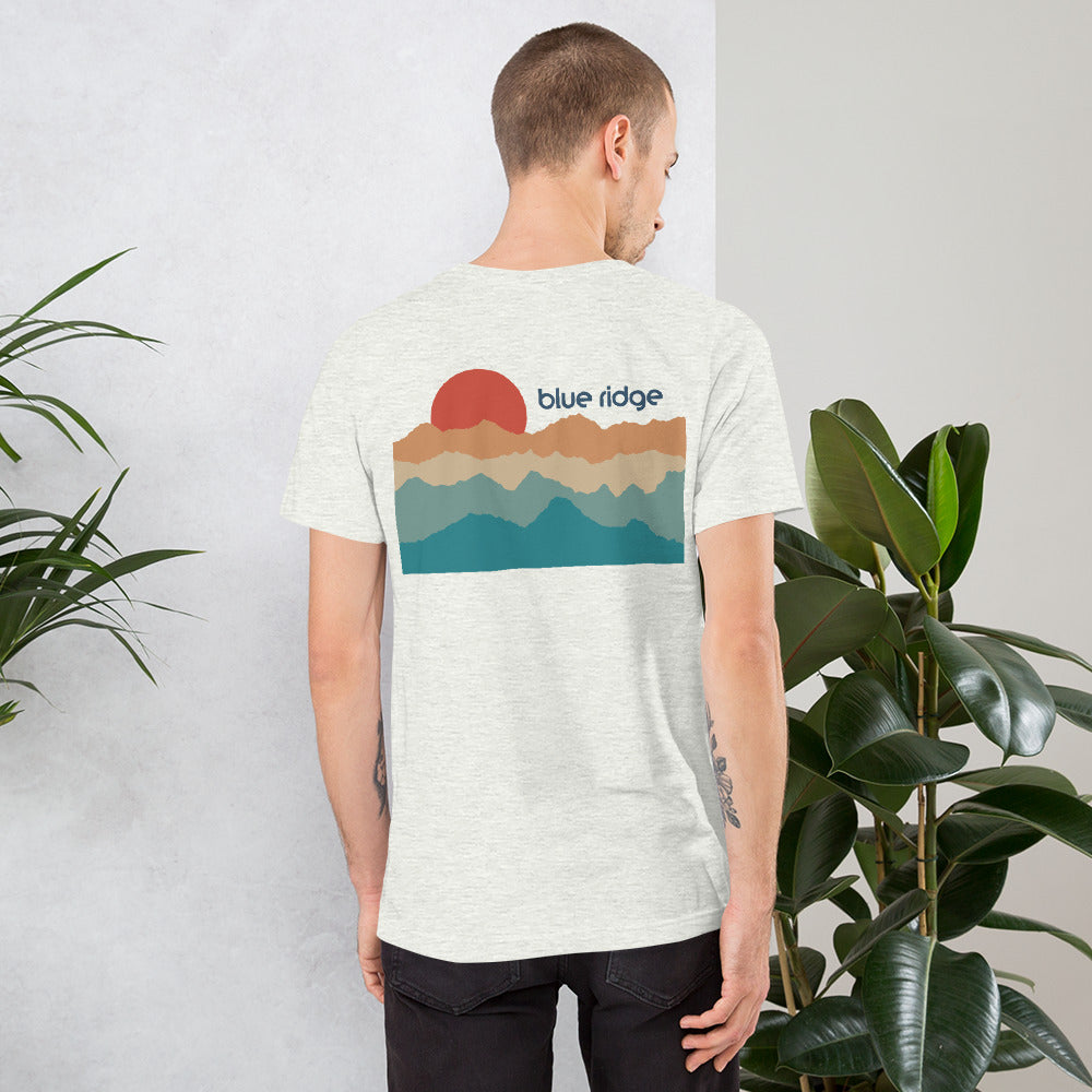 Blue Ridge Mountains Unisex Short Sleeve Tee