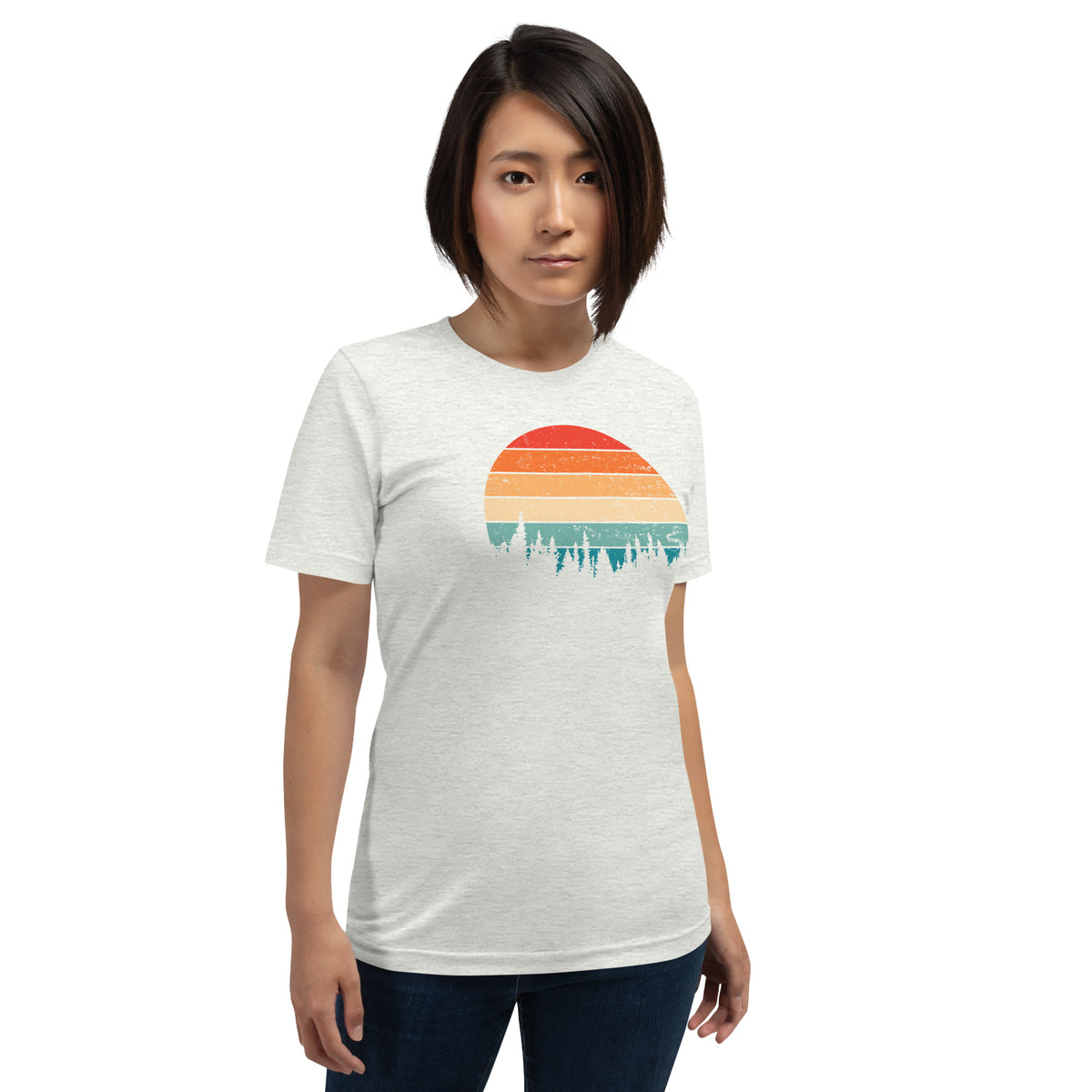 Retro Sunset Silhouette T-Shirt