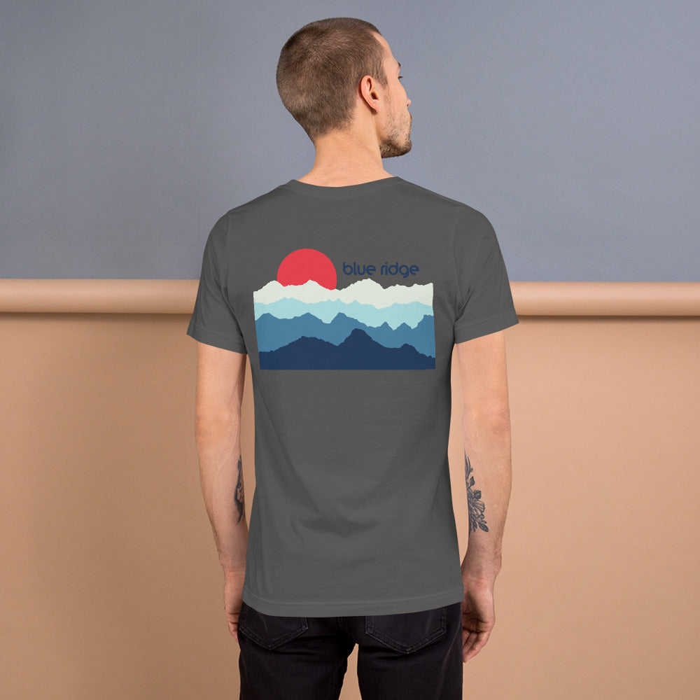 Blue Ridge Mountains #2 Unisex Short Sleeve Tee