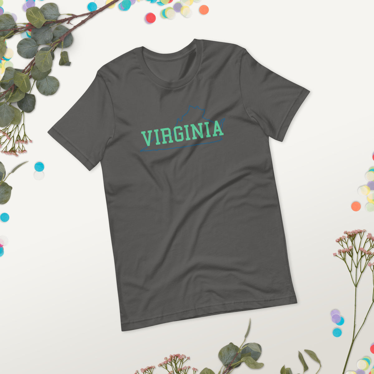 Virginia State Mint Green Unisex Tee