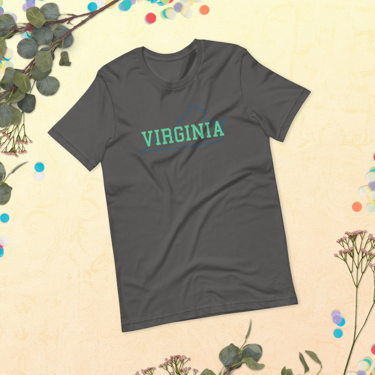 Virginia State Mint Green Unisex Tee