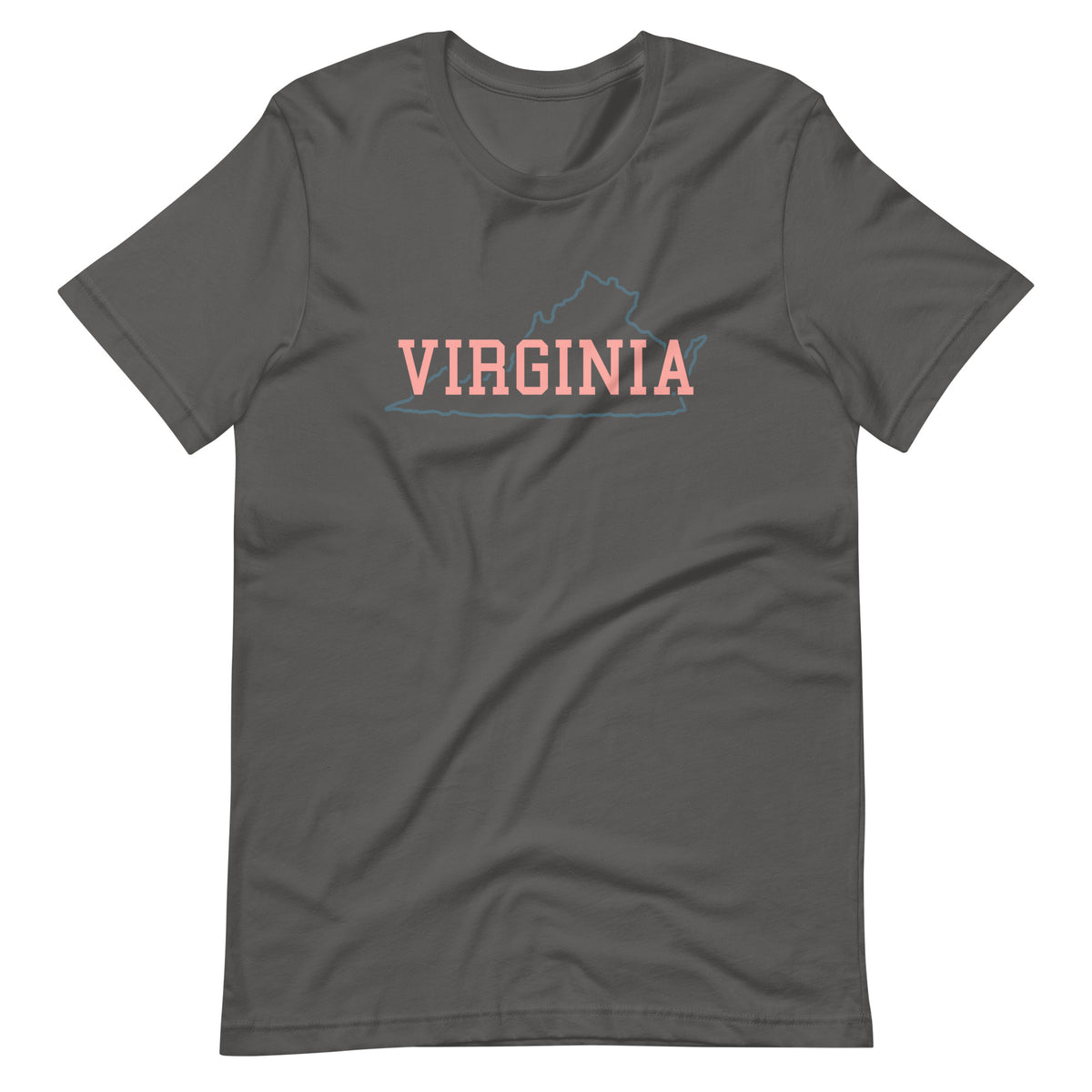 Virginia State Pastel Pink Unisex Tee