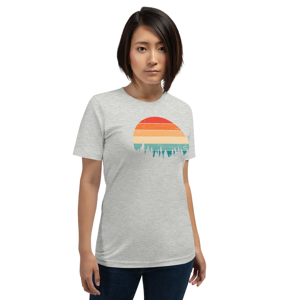 Retro Sunset Silhouette T-Shirt