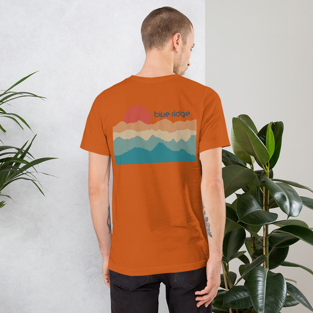 Blue Ridge Mountains Unisex Short Sleeve Tee