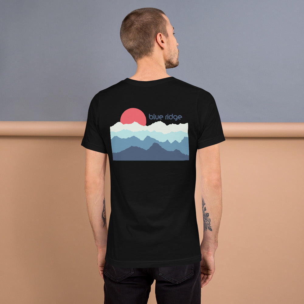 Blue Ridge Mountains #2 Unisex Short Sleeve Tee
