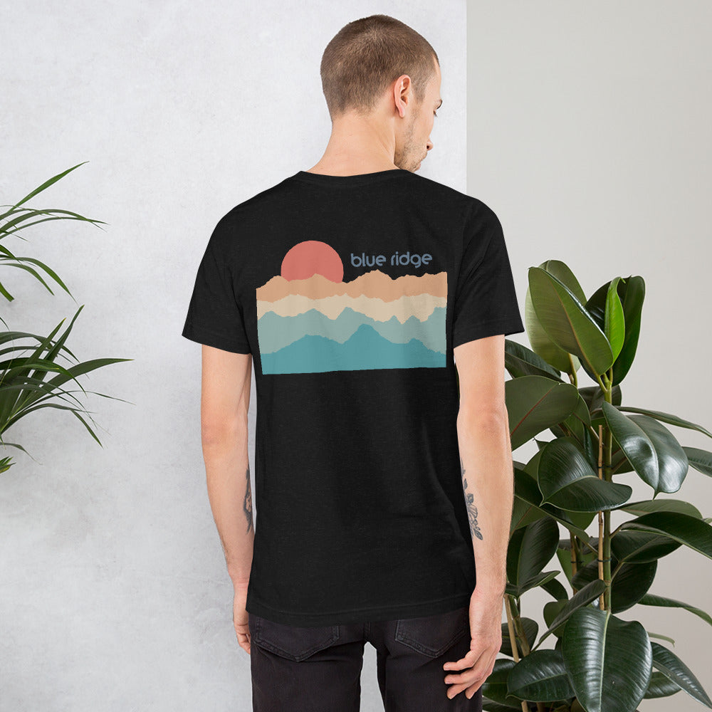 Blue Ridge Mountains Unisex Short Sleeve Tee