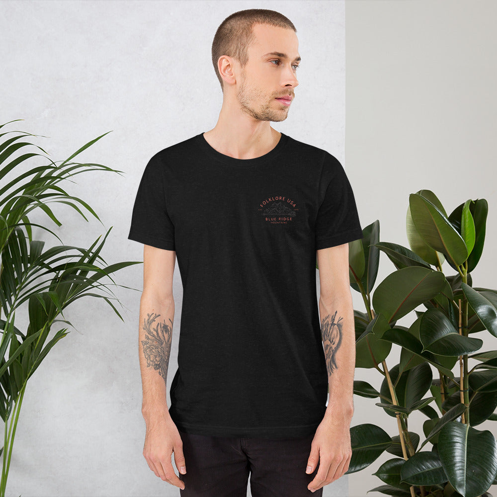 Blue Ridge Mountains Unisex Short Sleeve Tee