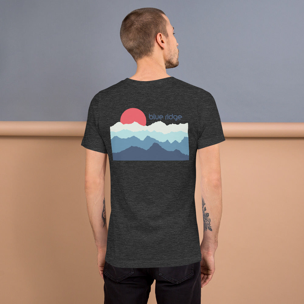 Blue Ridge Mountains #2 Unisex Short Sleeve Tee