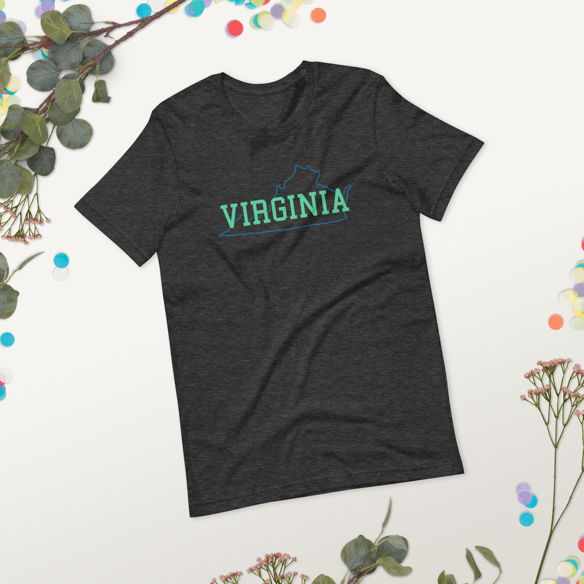Virginia State Mint Green Unisex Tee