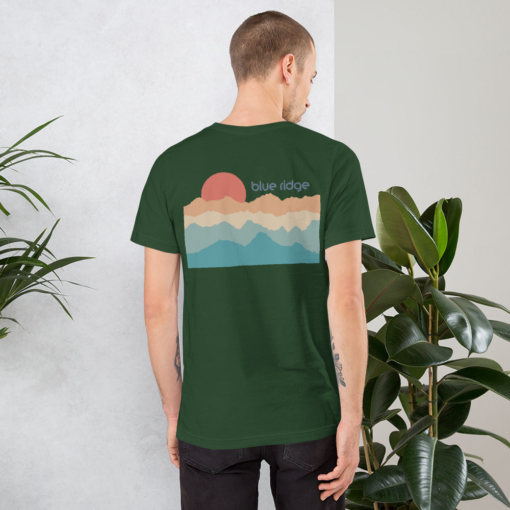 Blue Ridge Mountains Unisex Short Sleeve Tee