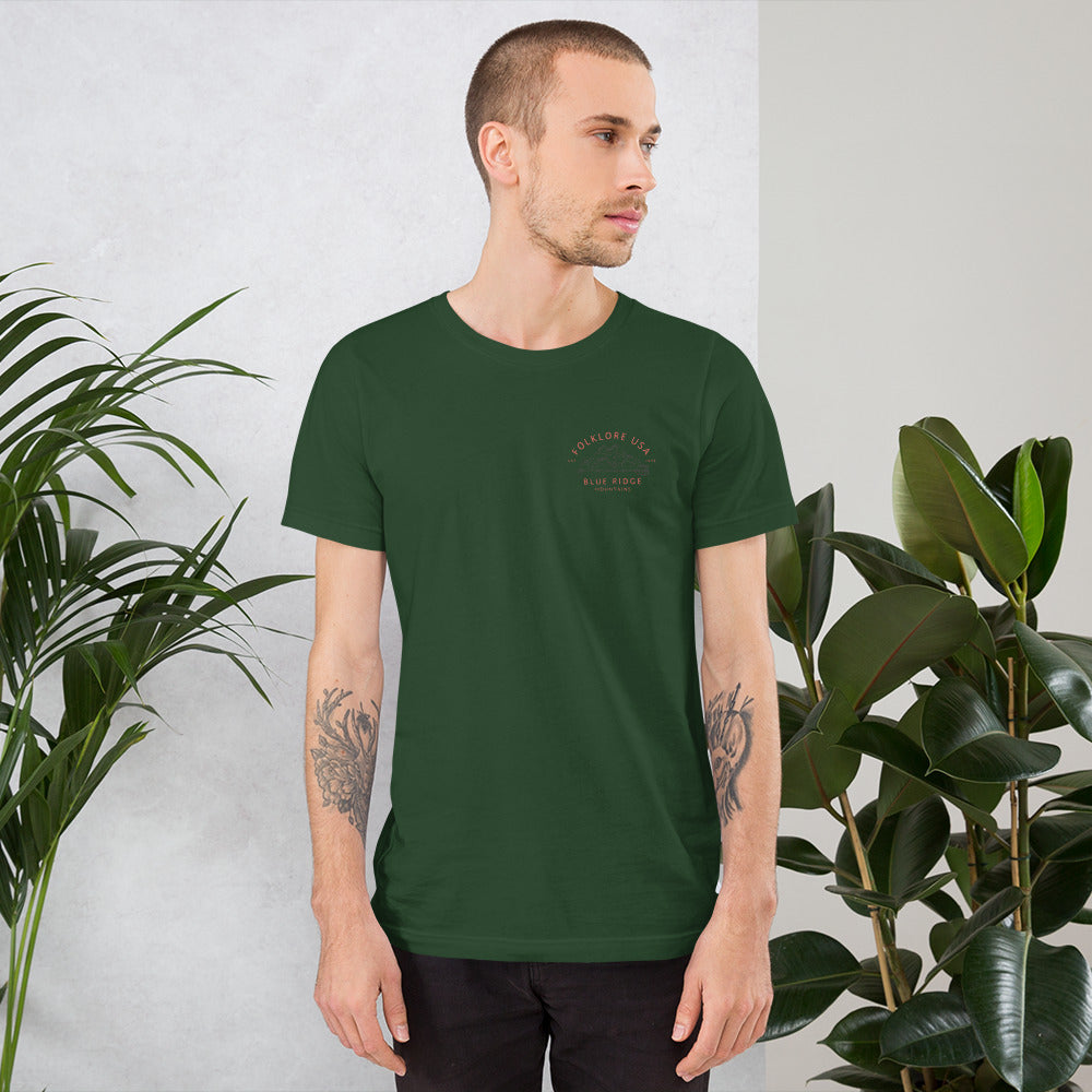 Blue Ridge Mountains Unisex Short Sleeve Tee