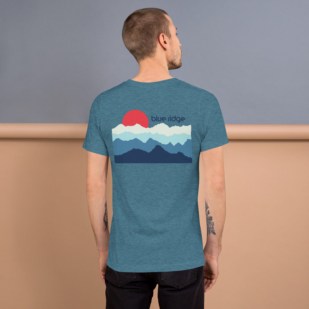 Blue Ridge Mountains #2 Unisex Short Sleeve Tee