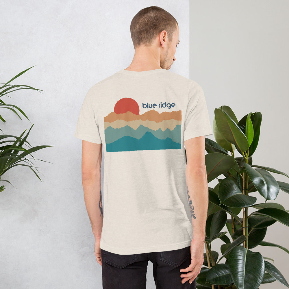 Blue Ridge Mountains Unisex Short Sleeve Tee
