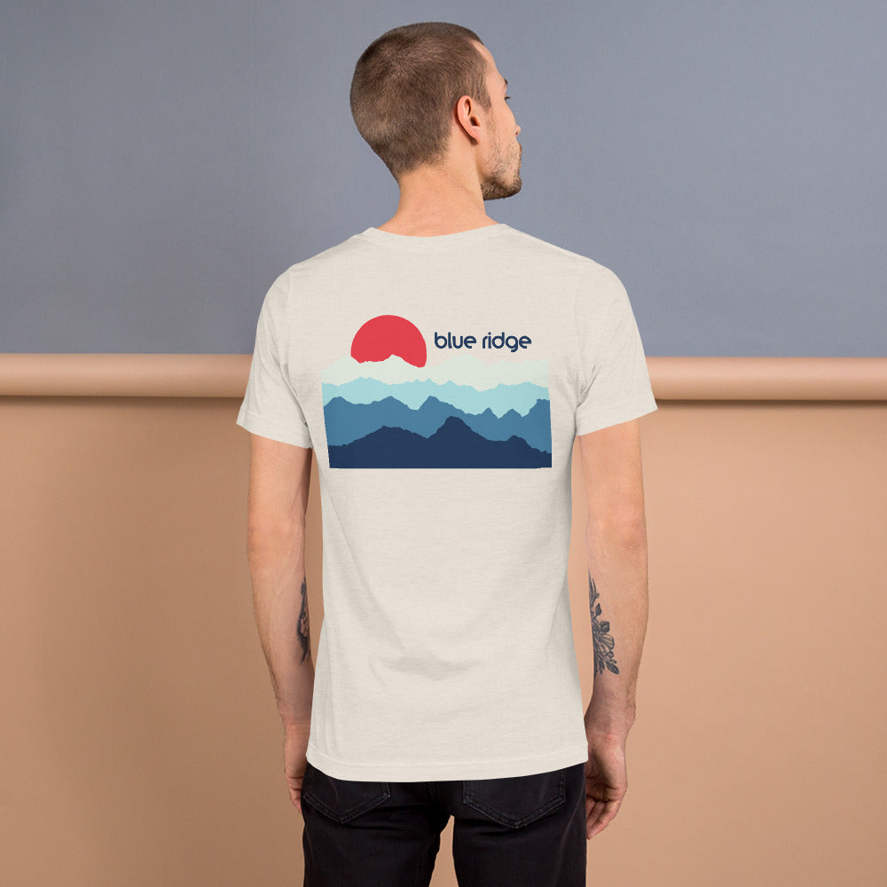 Blue Ridge Mountains #2 Unisex Short Sleeve Tee