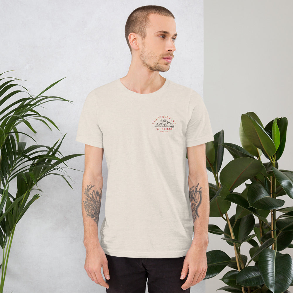 Blue Ridge Mountains Unisex Short Sleeve Tee