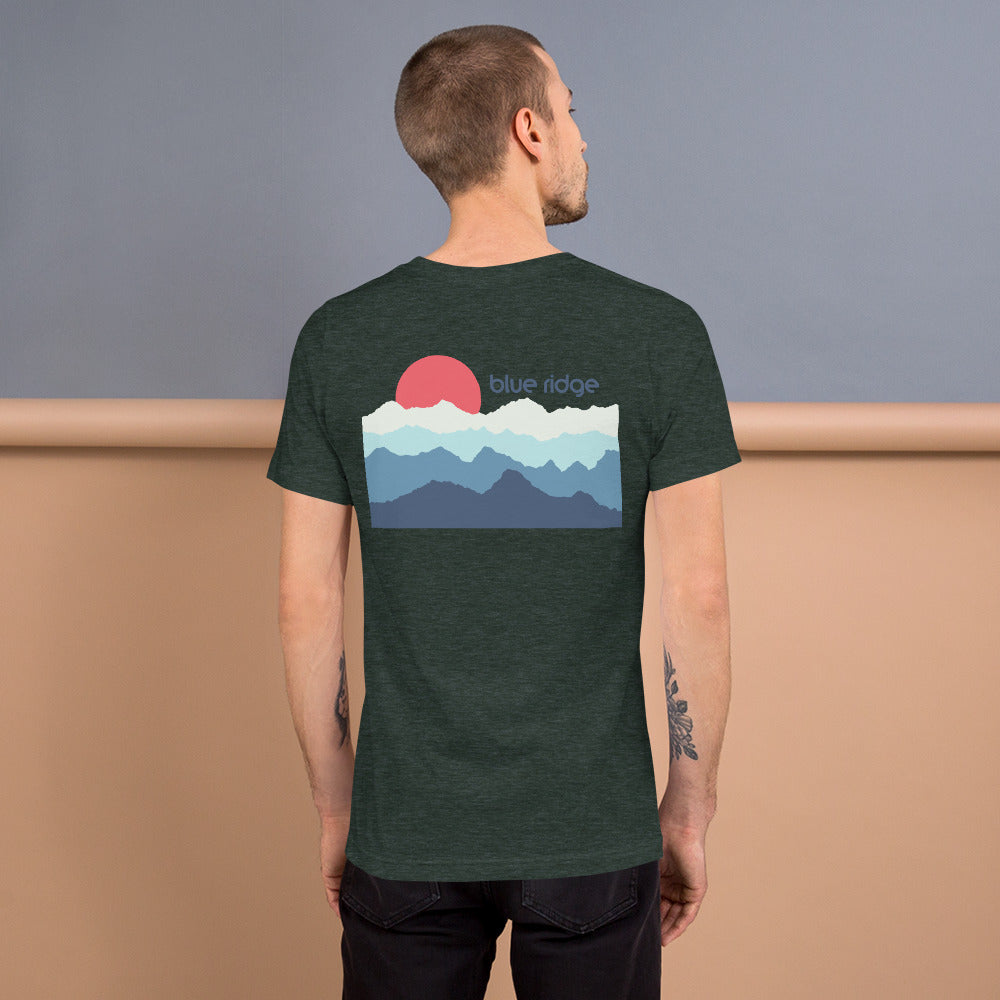 Blue Ridge Mountains #2 Unisex Short Sleeve Tee