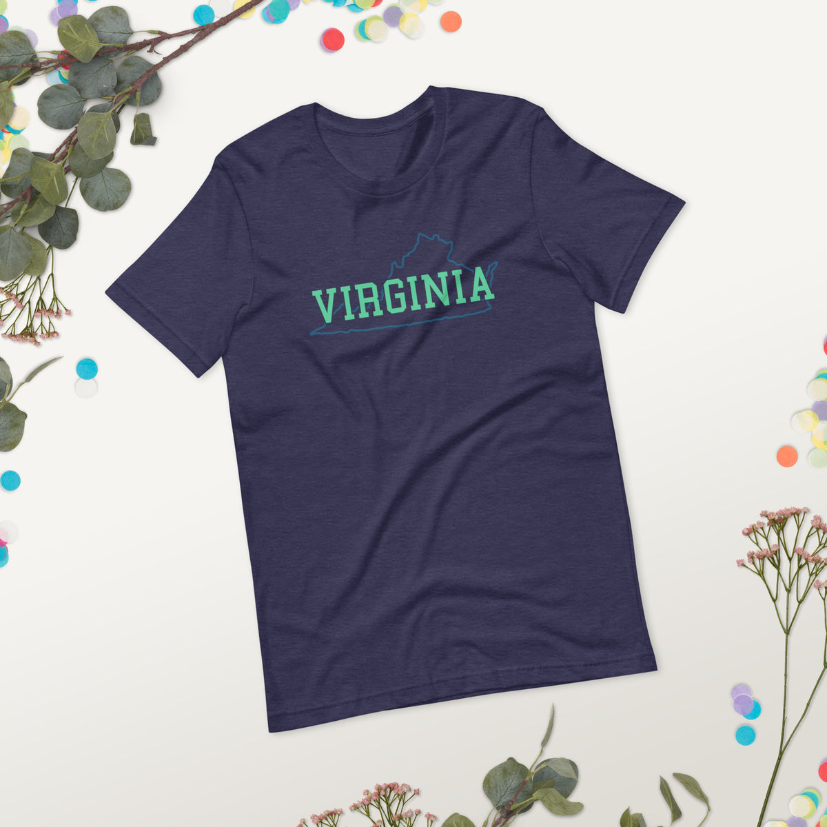 Virginia State Mint Green Unisex Tee