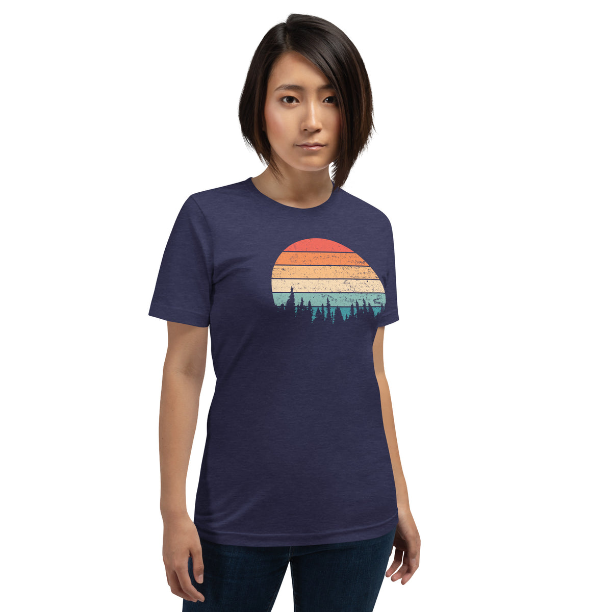 Retro Sunset Silhouette T-Shirt