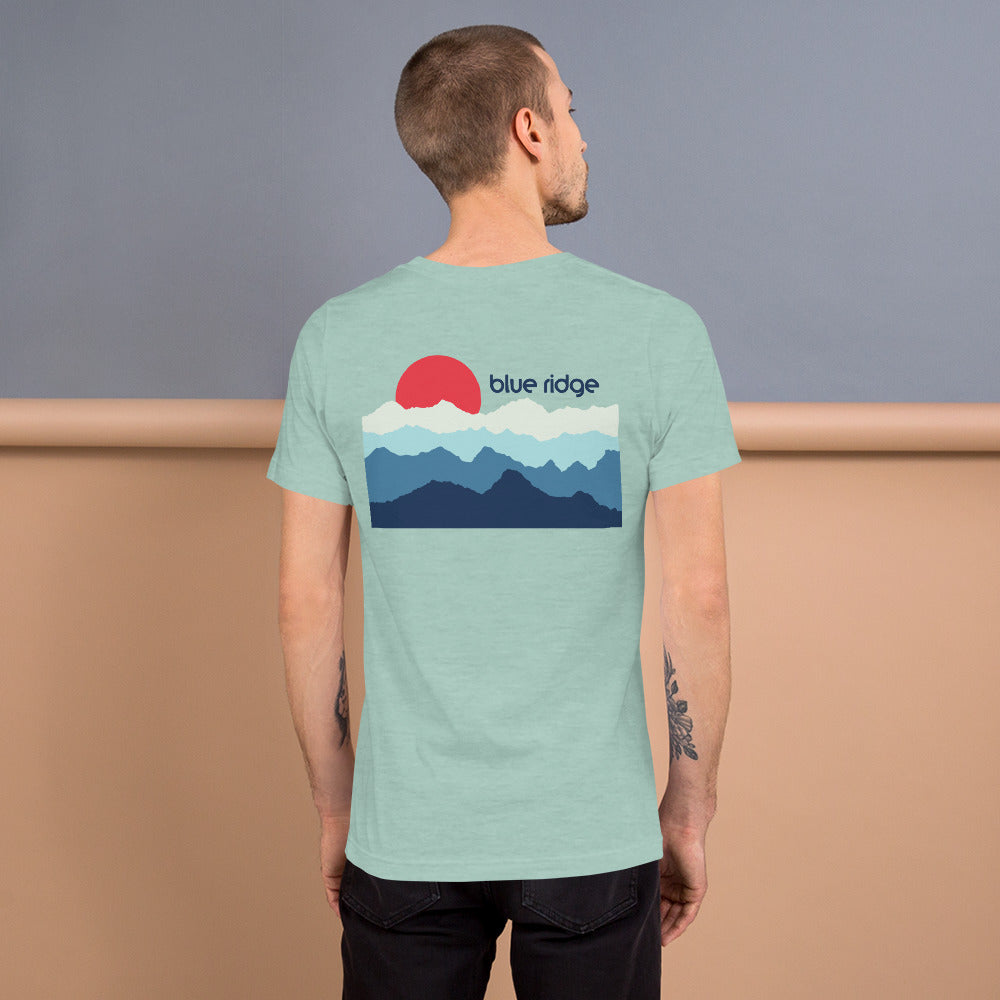 Blue Ridge Mountains #2 Unisex Short Sleeve Tee