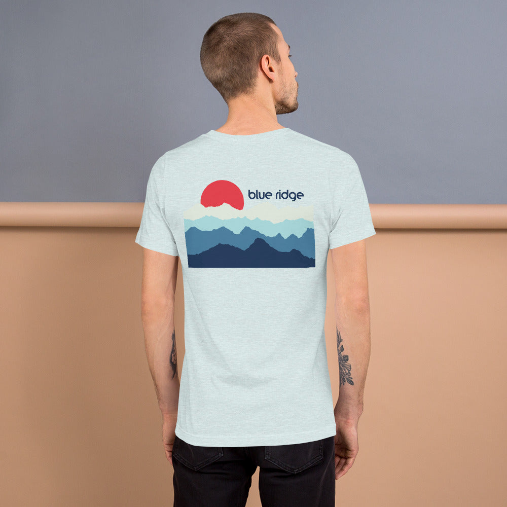 Blue Ridge Mountains #2 Unisex Short Sleeve Tee