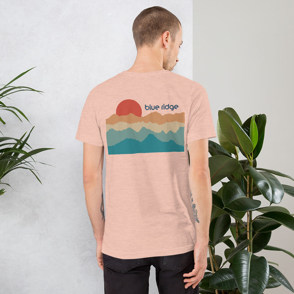 Blue Ridge Mountains Unisex Short Sleeve Tee