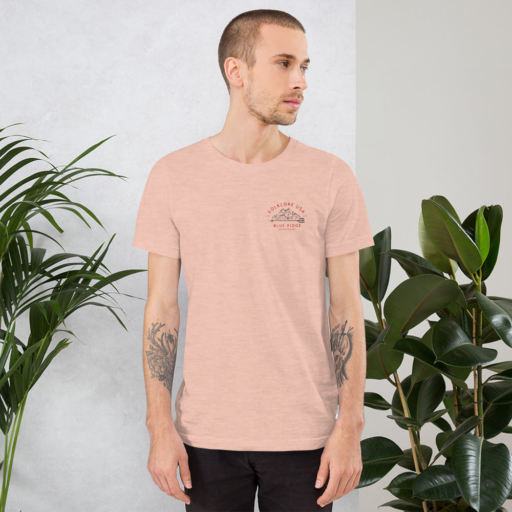 Blue Ridge Mountains Unisex Short Sleeve Tee
