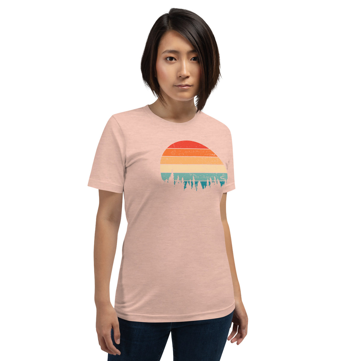 Retro Sunset Silhouette T-Shirt