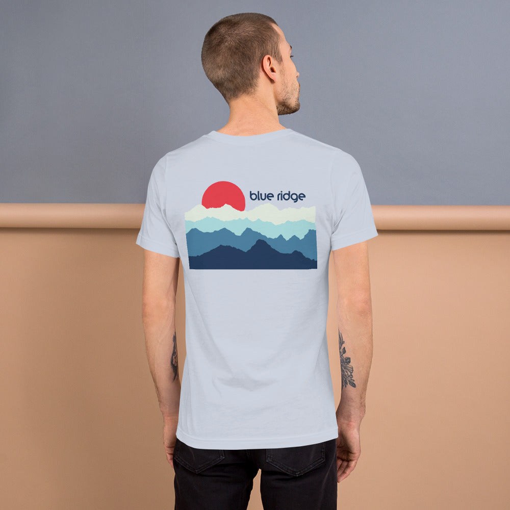 Blue Ridge Mountains #2 Unisex Short Sleeve Tee