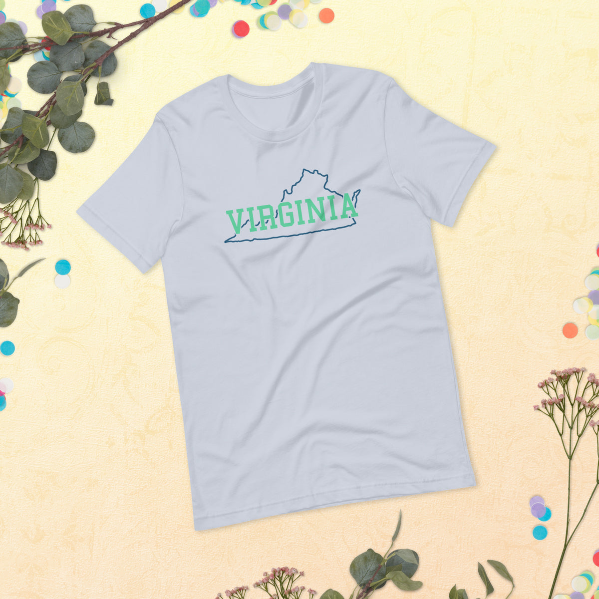 Virginia State Mint Green Unisex Tee
