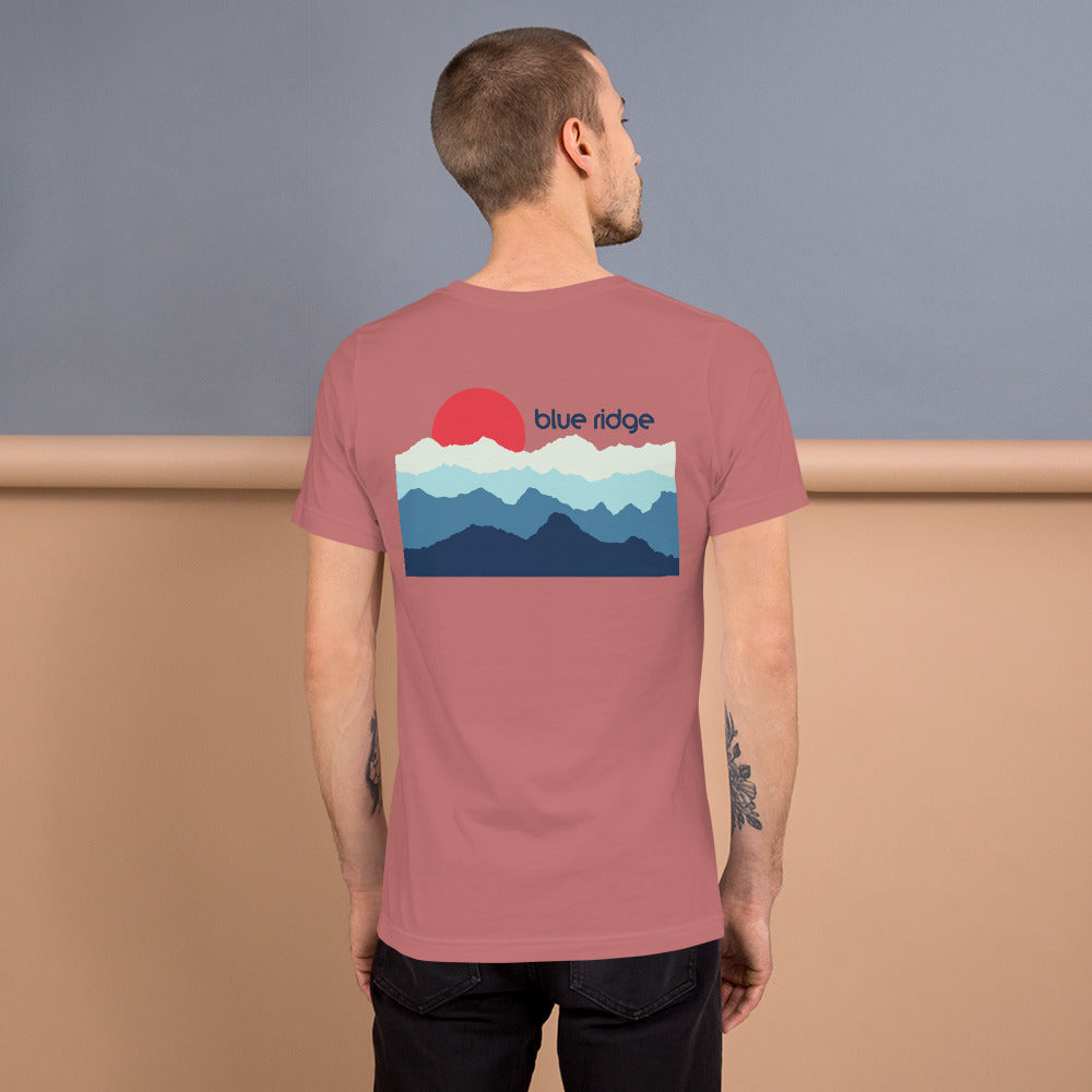 Blue Ridge Mountains #2 Unisex Short Sleeve Tee