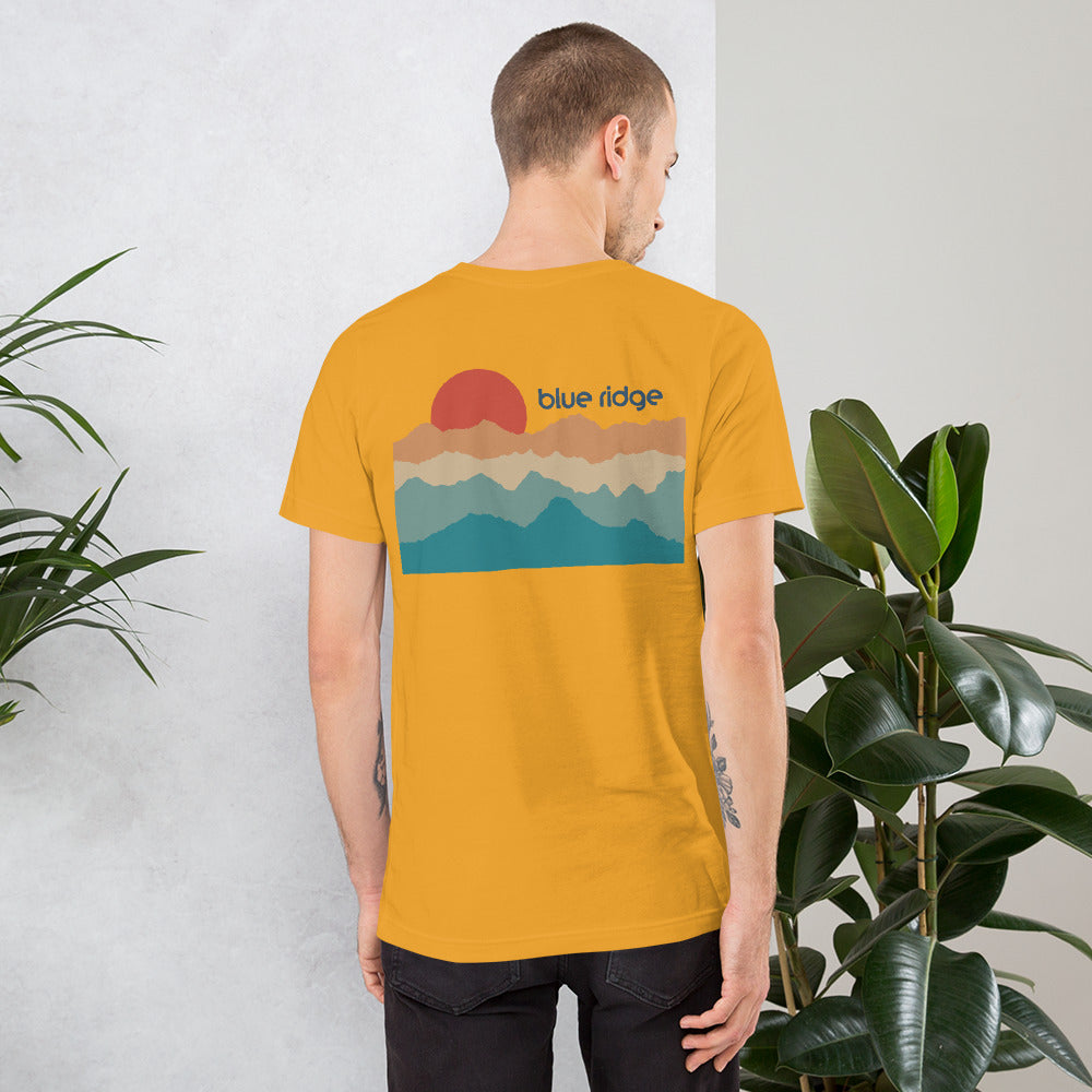 Blue Ridge Mountains Unisex Short Sleeve Tee