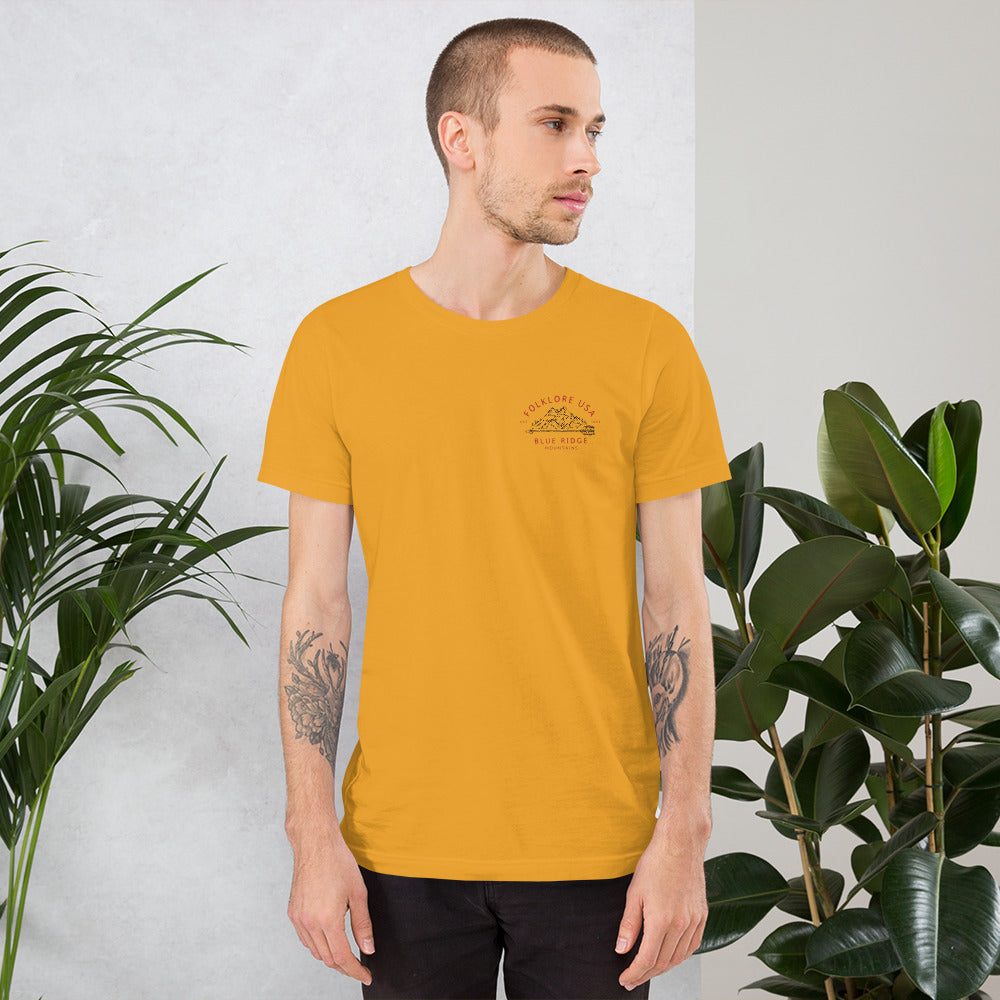 Blue Ridge Mountains Unisex Short Sleeve Tee