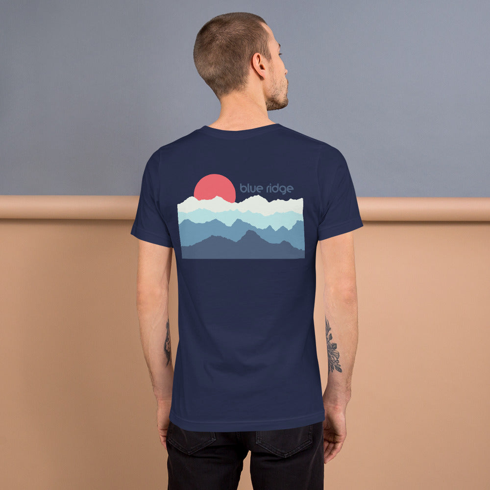Blue Ridge Mountains #2 Unisex Short Sleeve Tee