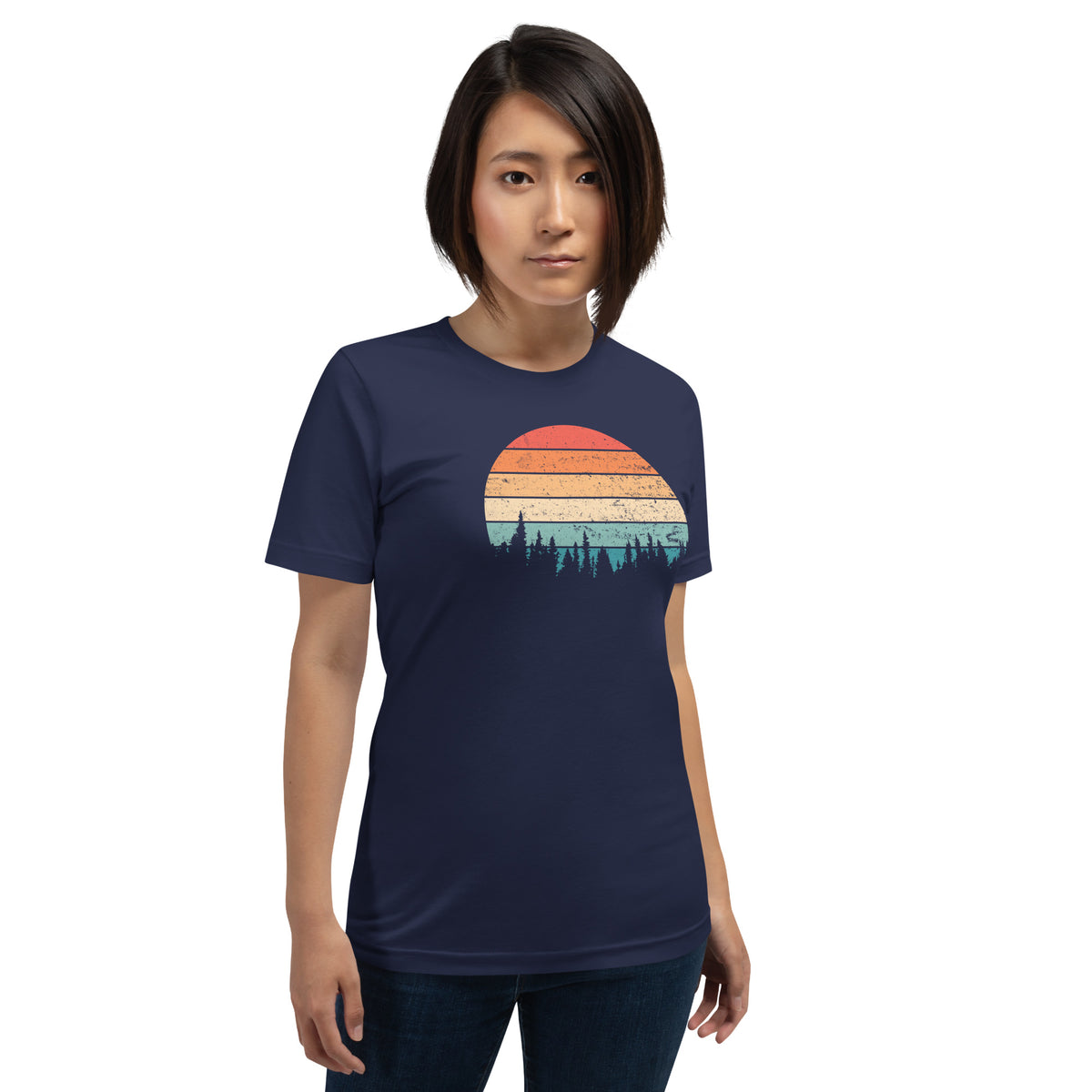 Retro Sunset Silhouette T-Shirt