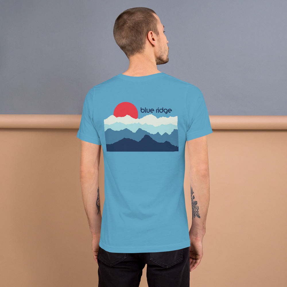 Blue Ridge Mountains #2 Unisex Short Sleeve Tee