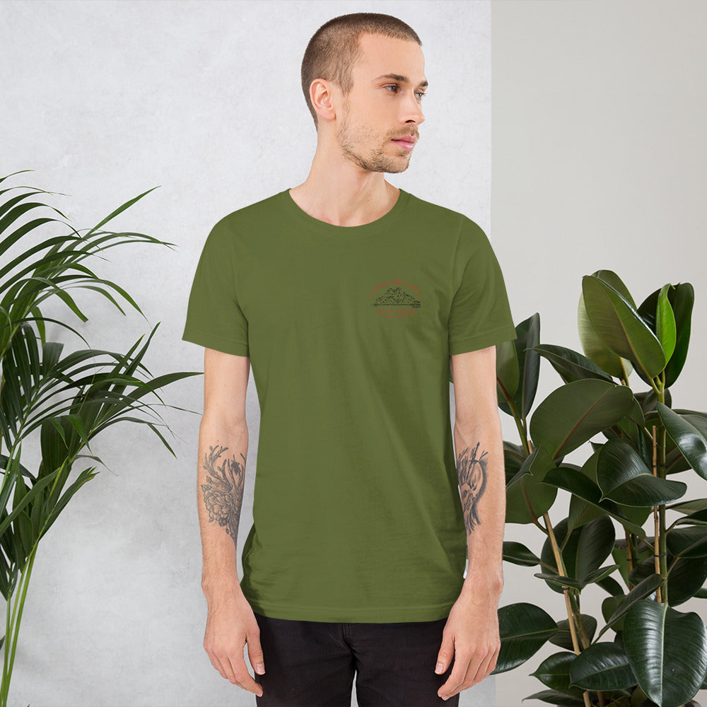 Blue Ridge Mountains Unisex Short Sleeve Tee
