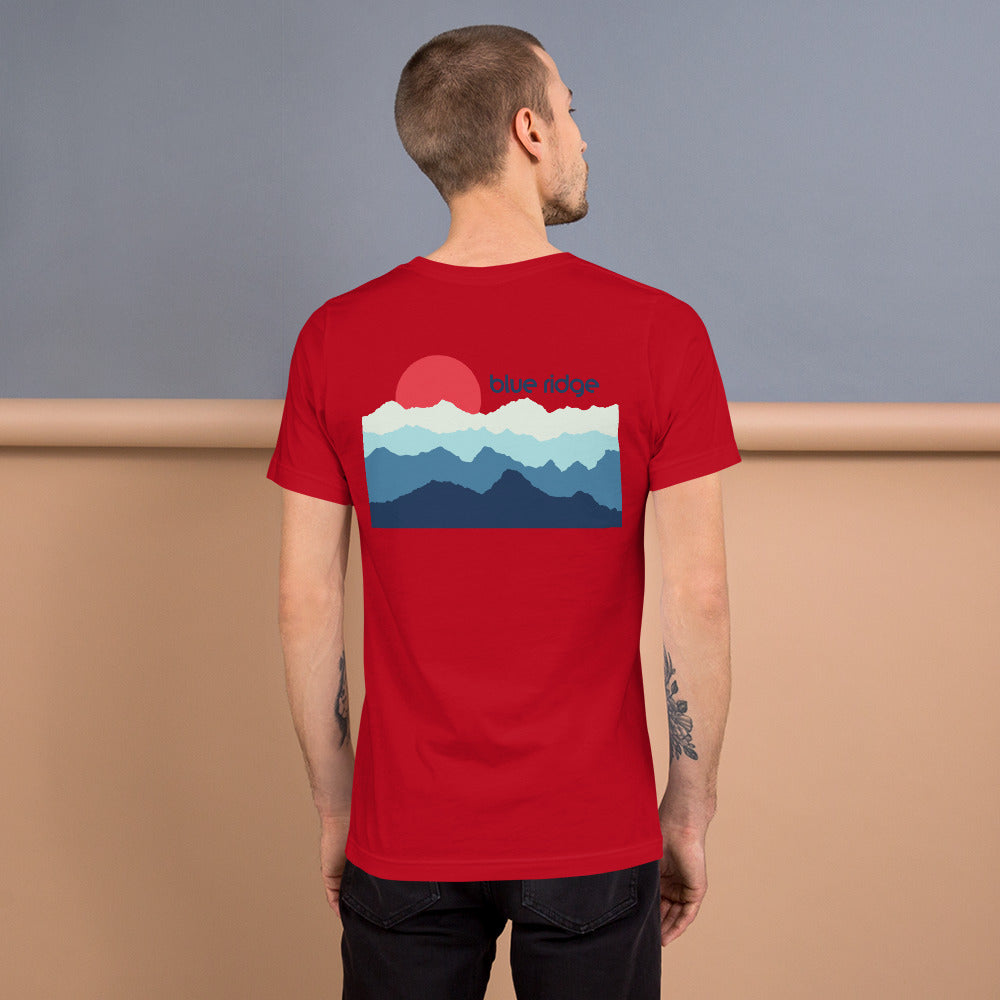 Blue Ridge Mountains #2 Unisex Short Sleeve Tee