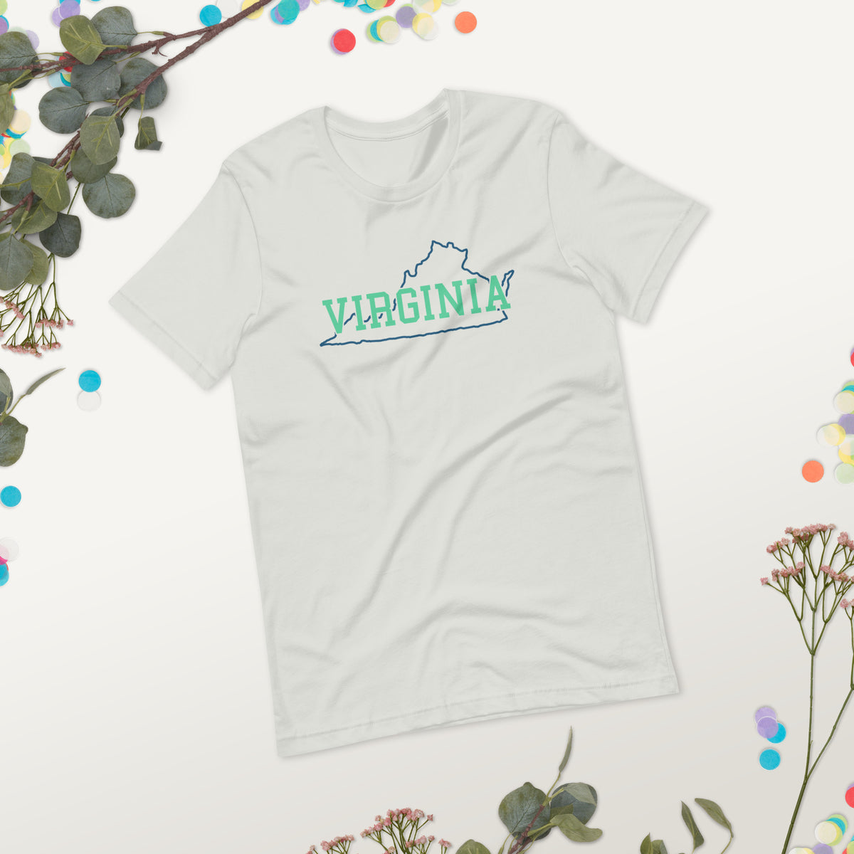 Virginia State Mint Green Unisex Tee