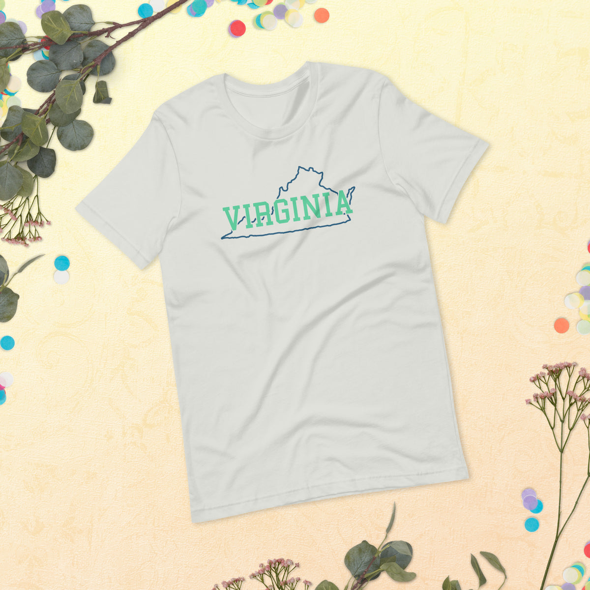Virginia State Mint Green Unisex Tee