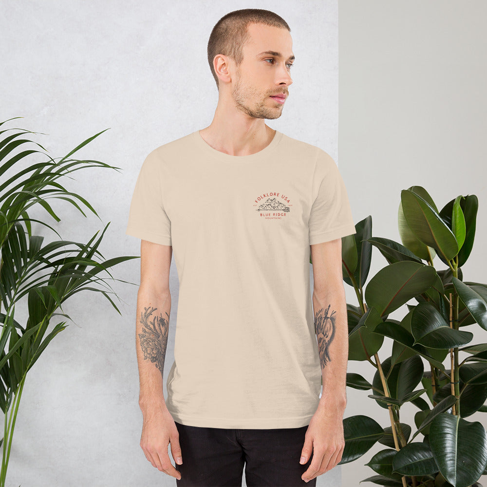Blue Ridge Mountains Unisex Short Sleeve Tee